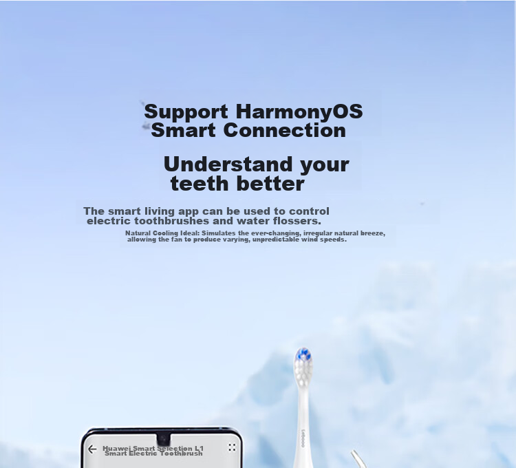 Hongmengzhixuan Lip Care Ice Mountain CP Set: Electric Toothbrush + Water Flosser Combo Gift Box, Birthday Gift, Wedding Gift, Coral Pink, Double Pack for Better Value 6
