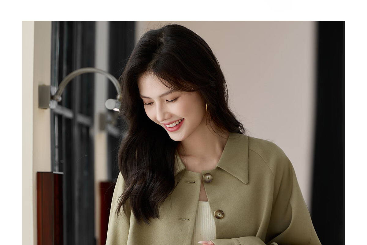 She Enjoy Casual Jacket Women Commuter Simple Short Coat Spring Autumn Versatile Elegant Cardigan Top T143U2023 2
