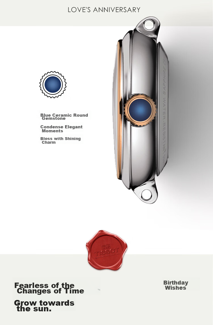 TISSOT Liu Yifei's Same Style, Xiaomeiren Series Women's Watch, Swiss Mechanical Ladies Leather Strap Fashion Watch Birthday Gift 8