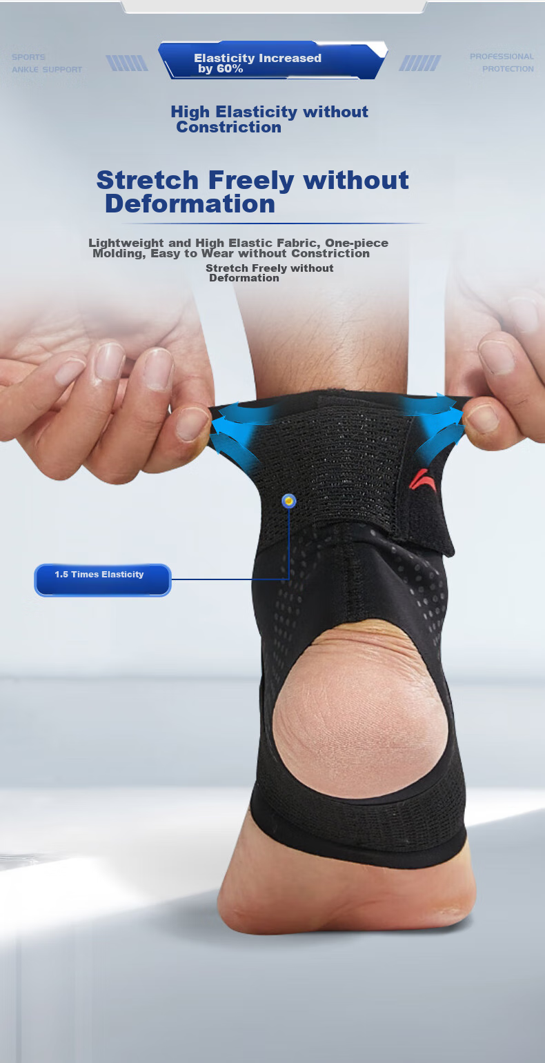 Li-Ning Ankle Brace, Foot Protector, Ankle Guard, Anti-Sprain Recovery Sleeve, Basketball Sports Ankle Joint Fixation Brace 10