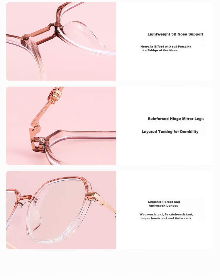 Mr. PuTian Anti-Blue Light Reading Glasses for Men And Women, Smart Multi-Focus Zoomable Bifocal Reading Glasses, 100 Degrees, for Ages 40-49 9