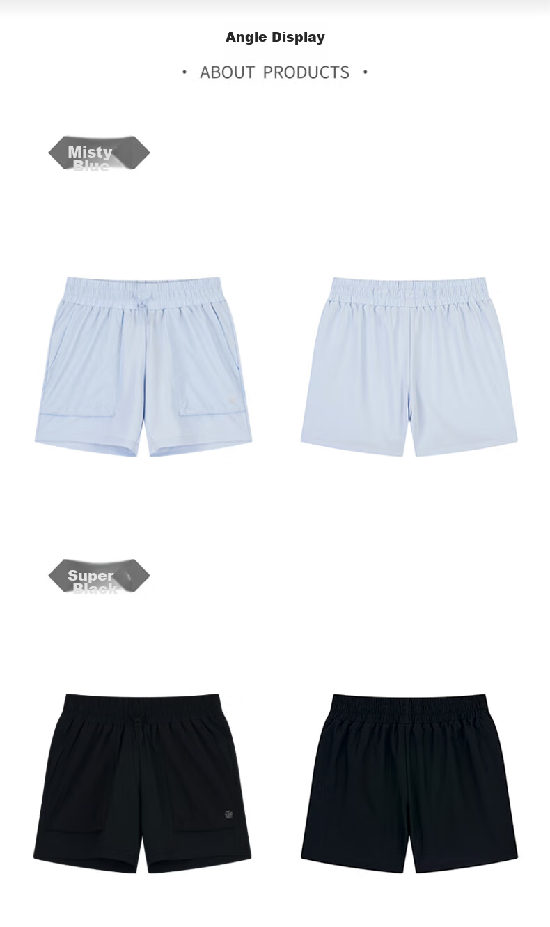 361° Women's Sports Shorts for Spring And Summer, Knee-Length Sun Protection Outdoor Loose Casual Cargo Shorts 662424703-1 47