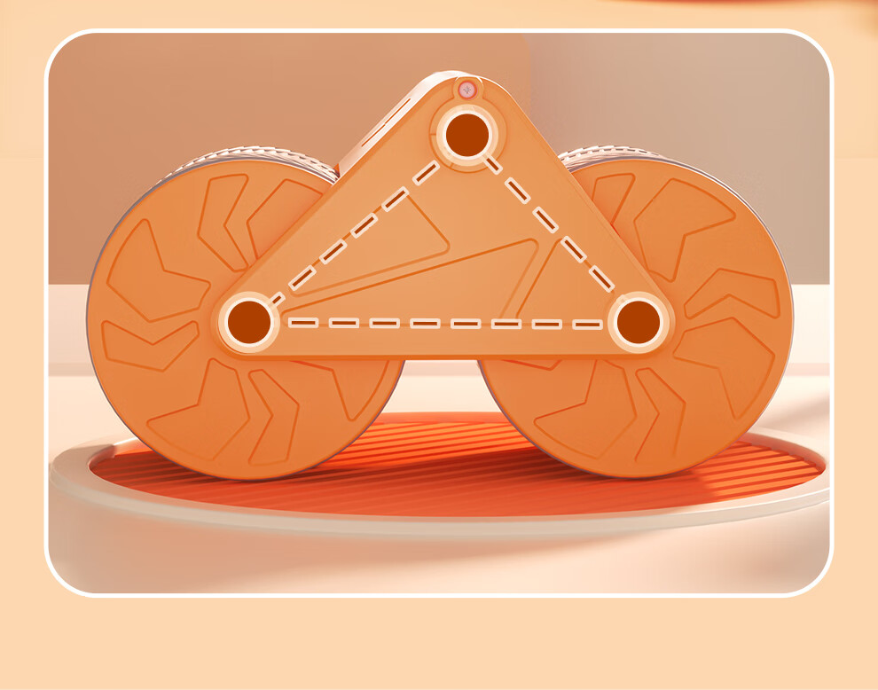 PROIRON Automatic Rebound Ab Wheel with Elbow Support, Dual Wheel Ab Roller, Plank Support Abdominal Muscle Wheel, Vibrant Orange 19