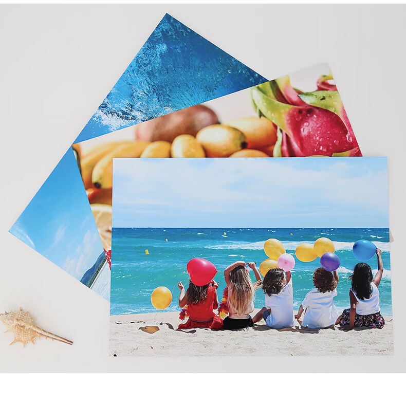 TRNFA A5 Double-Sided Coated Paper, 100 Sheets Printer Photo Paper, 200G Coated Paper, 200g Colored High-Gloss Photo Paper, Only Compatible with Laser Printers 6