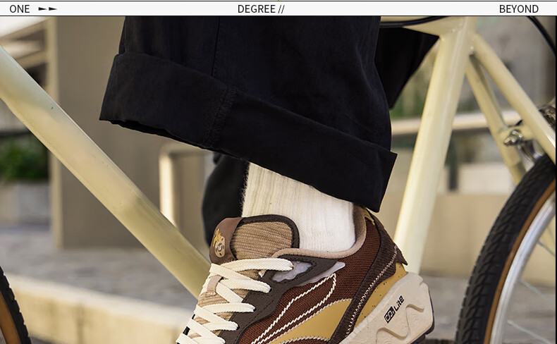 361° Men's Sports Shoes, Suobing 2 Spring And Summer Breathable Retro Thick-Soled Casual Dad Shoes for Men, 672446763 33
