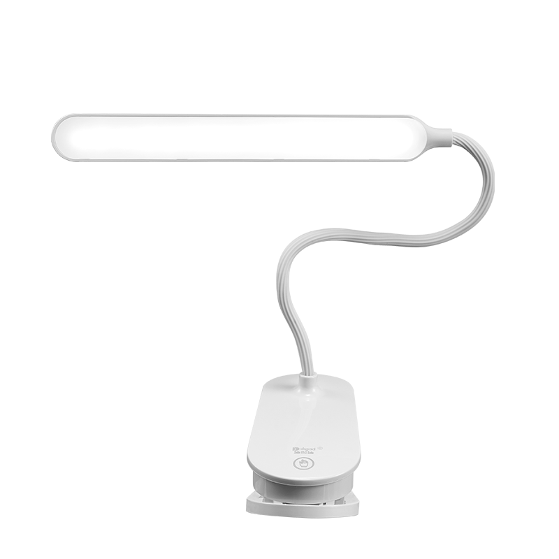 Kufire Clip-On Desk Lamp for College Dormitory, Bedside Lamp, Small Table Lamp with Ultra-Long Battery Life, Night Light