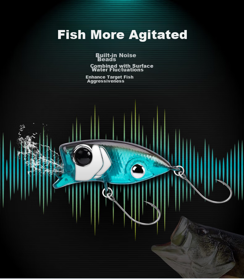 Guowangluya Lure Bait, Shock Bait, Floating Minnow Micro Lure, Artificial Bait, Noise Lipstick Eye, Small Croaker M11 7