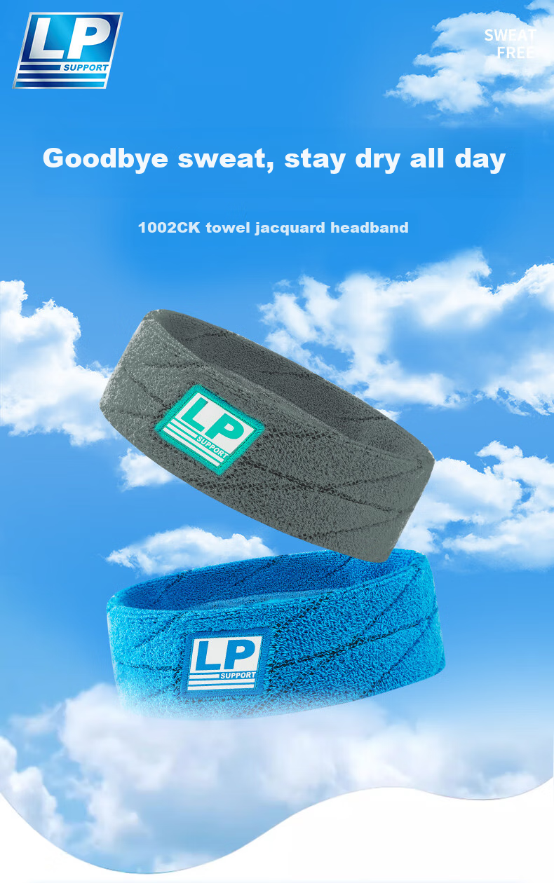 LP Sports Headband for Men And Women, Sweat-Absorbing Headband, Sweat-Stopping Band, Running Sweat-Guiding Band, Basketball Sweat-Proof Headband, Hair-Tying Band, Head Hoop 1