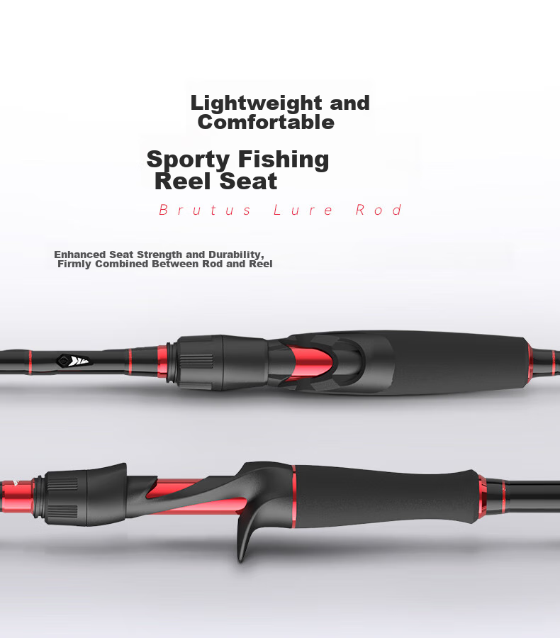 KastKing Lure Rod Set, Brutus Spinning Reel Set, Long-Casting Complete Fishing Rod Set, Topmouth Culter Rod 7