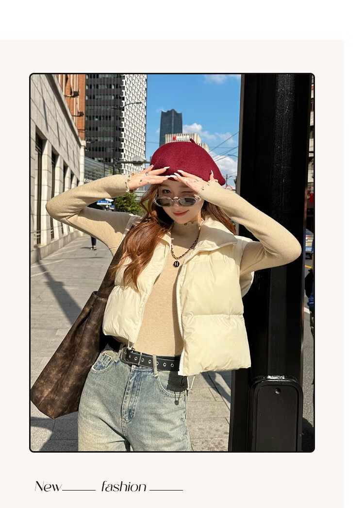 XUEXIMAN Knitted Sweater for Women, 2025 New Style, Solid Color Inner Layer, Semi-Turtleneck Top, Versatile Ruffle Trim Base Layer for Spring And Autum 7