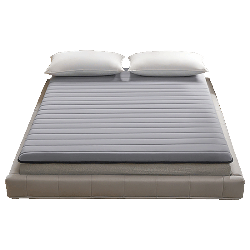 Dohia Mattress Pad, 5D Mesh Foldable Dormitory Single Bed Mat, Bedding Pad, 0.9*1.95 Meters, Gray