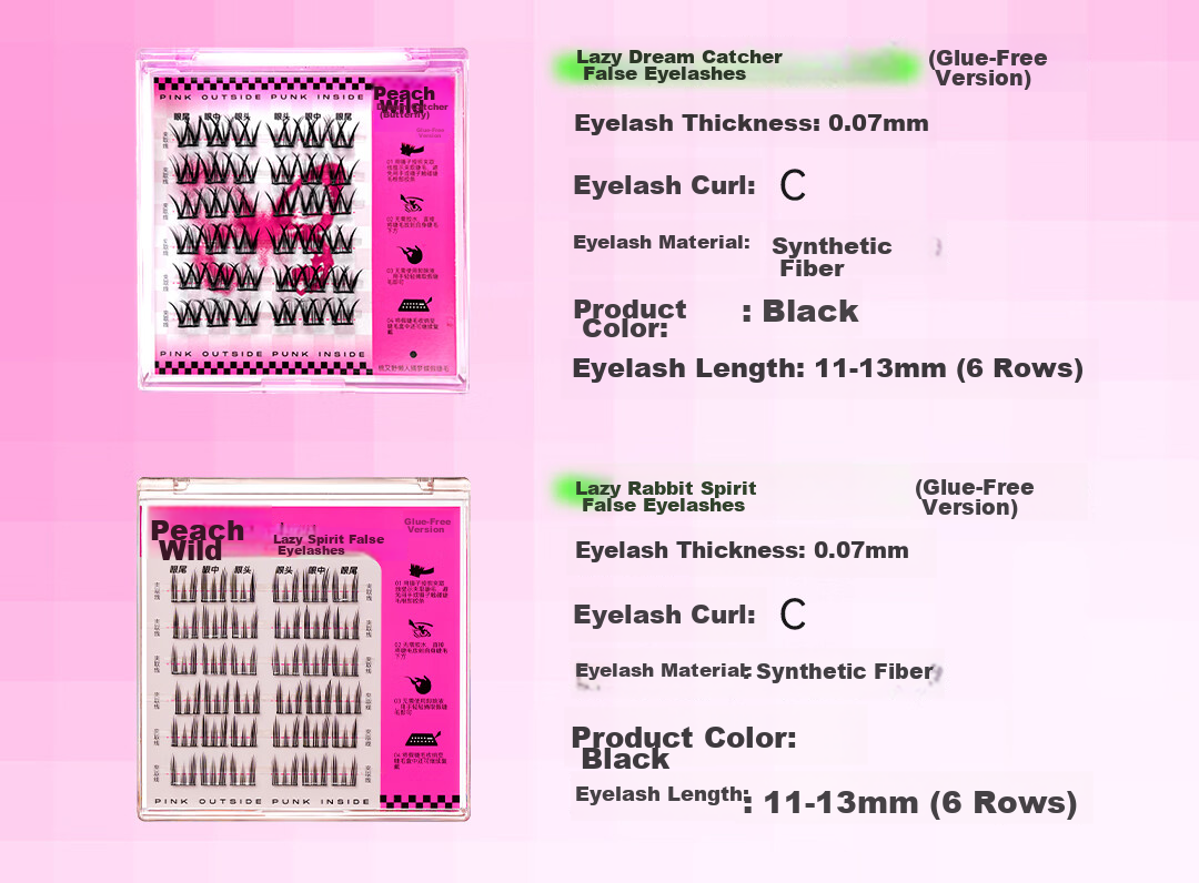 Arrebol False Eyelashes for Women, Natural-Looking, No Glue Required, Lazy Person's Lashes, Long And Curled, Beginner-Friendly, Gift for Girls 16
