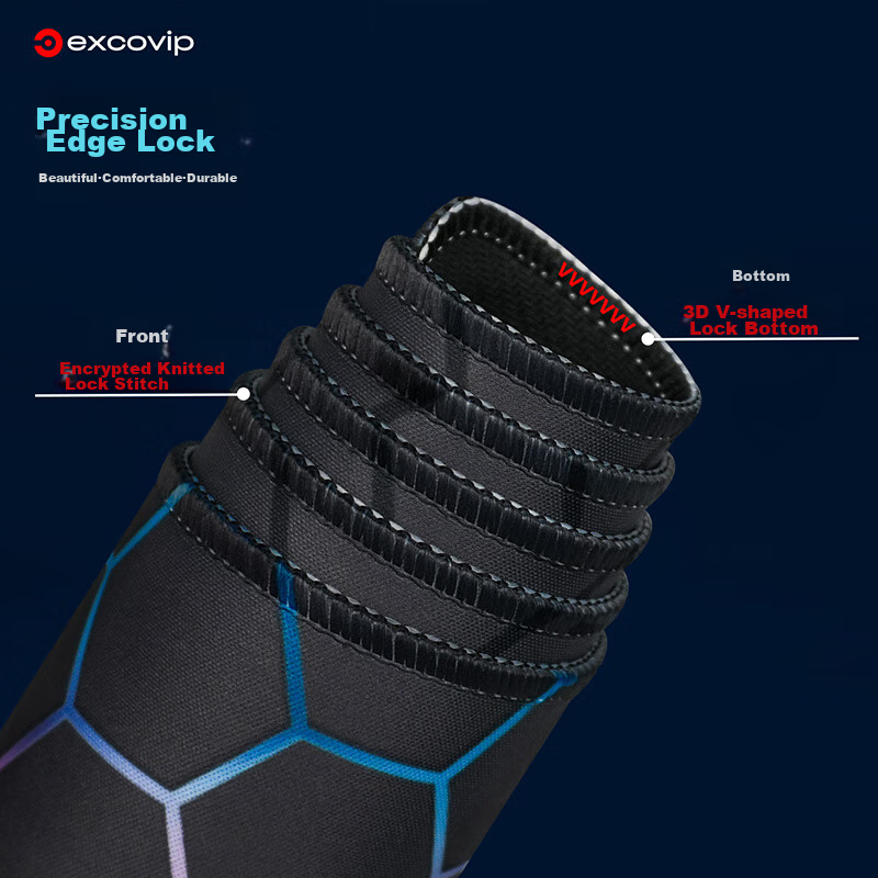 EXCO Mouse Pad, Extra Large Desk Mat, Computer Office Gaming Cartoon Anime Edge-Locked Keyboard Pad, Non-Slip, 800*300mm, Hexagonal Colorful 0258 4