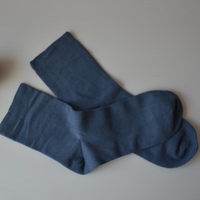 中老年人松口袜子袜棉宽口薄款老人袜宽松口中筒爸爸袜春薄棉爸爸袜吸