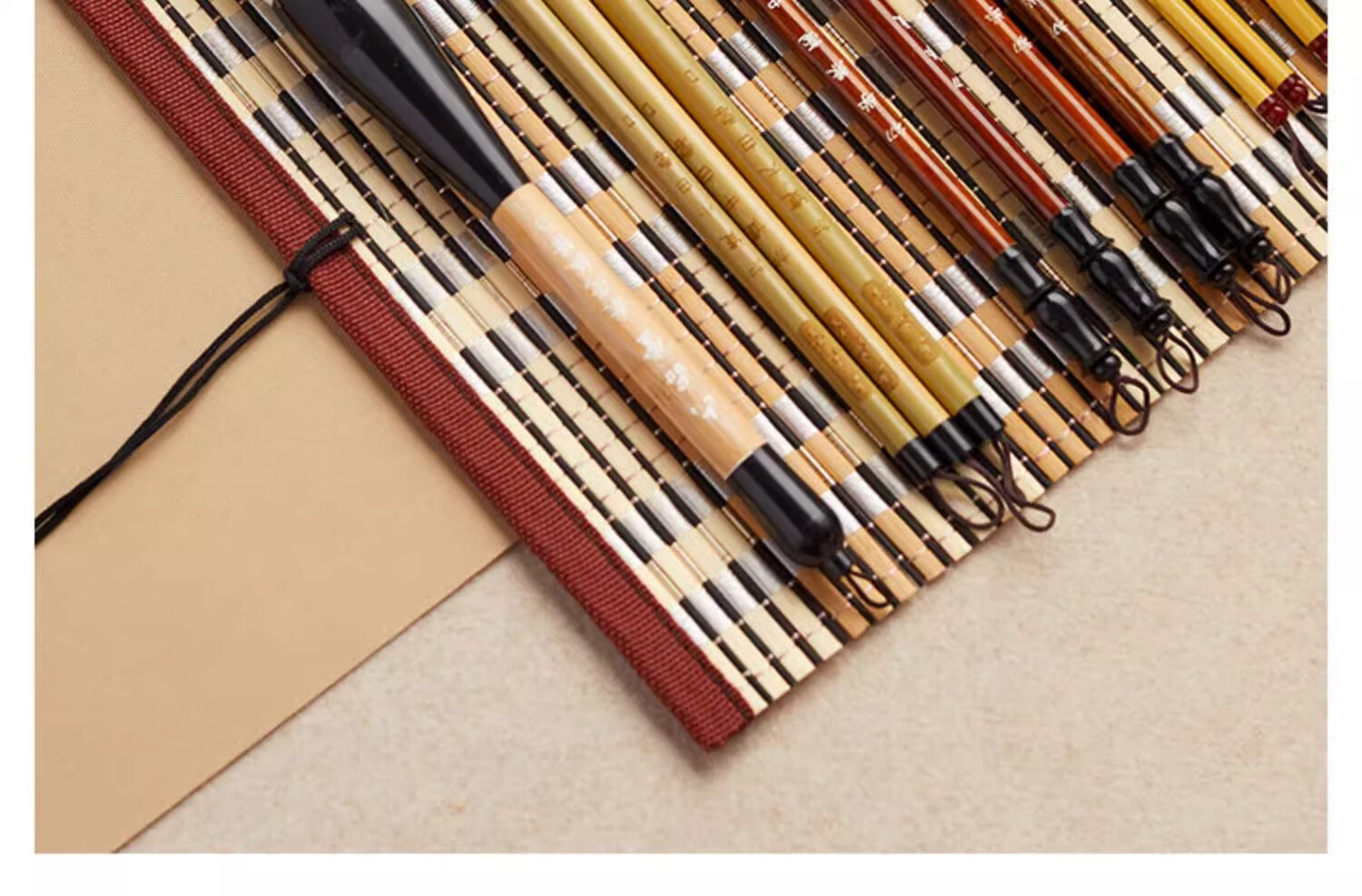 Liupintang Chinese Painting Brush Set, Mixed Hair And Goat Hair Outline Brush White Cloud Brush, Student Chinese Painting Fine Brush Calligraphy Pigment Painting Brush 3