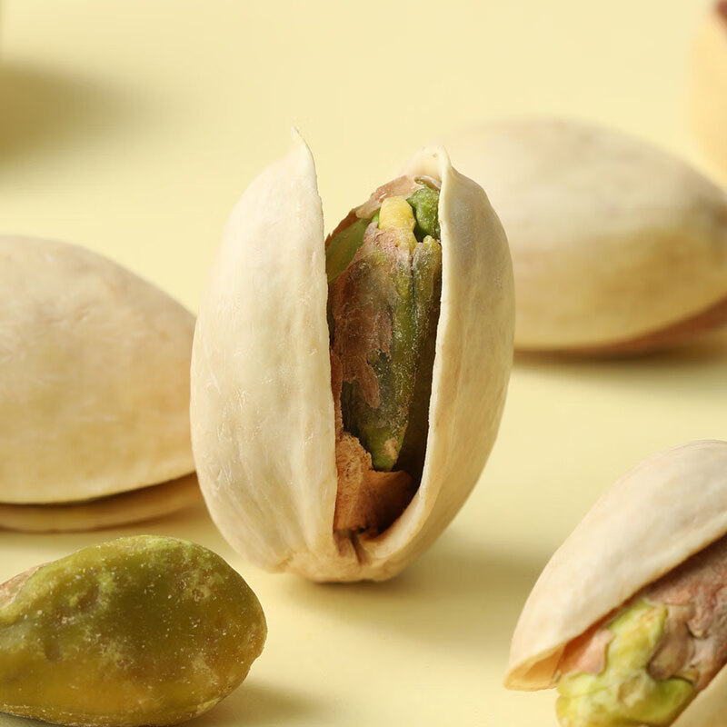 味滋源 开心果208g袋装无漂白大颗粒开口坚果炒货干果办公室小吃