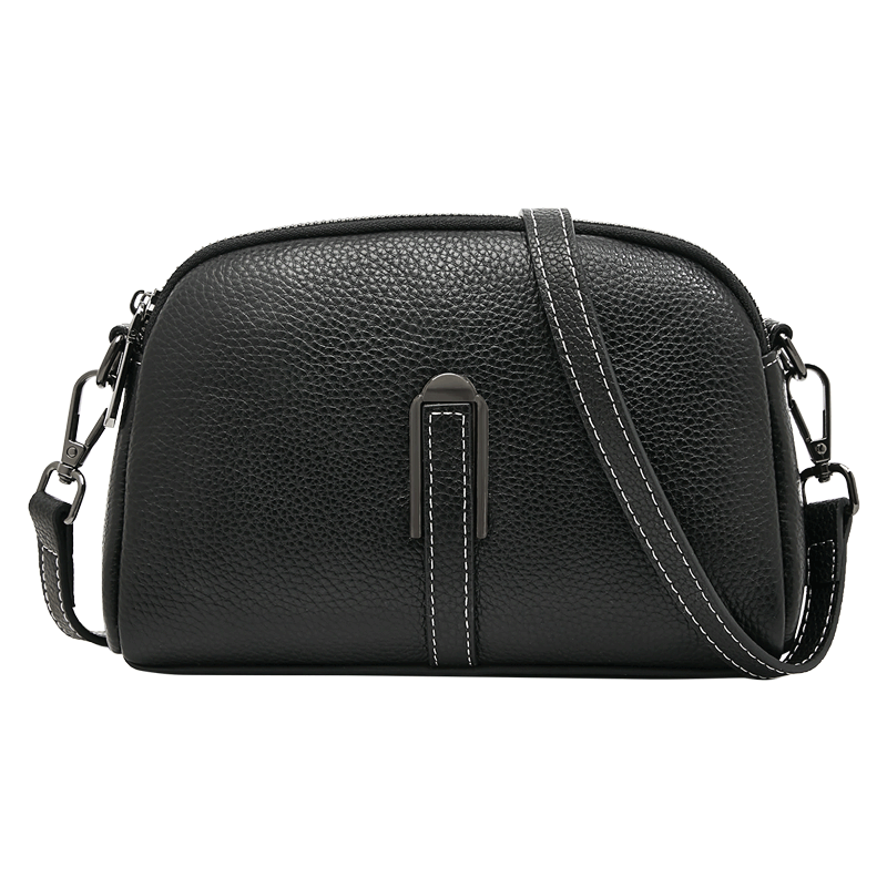 Laorentou Top-Grain Leather Women's Handbag, Large Capacity Phone Bag, Shoulder Crossbody Mom Bag, Valentine's Day Gift for Girlfriend