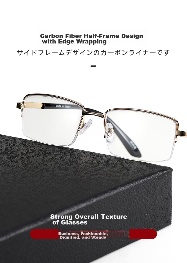 Jingpintang Reading Glasses, High-Definition Coated Semi-Rimless Metal Presbyopic Glasses for Men And Women, Sold by JD Flagship Store, Authentic Product, 100 Degrees 4