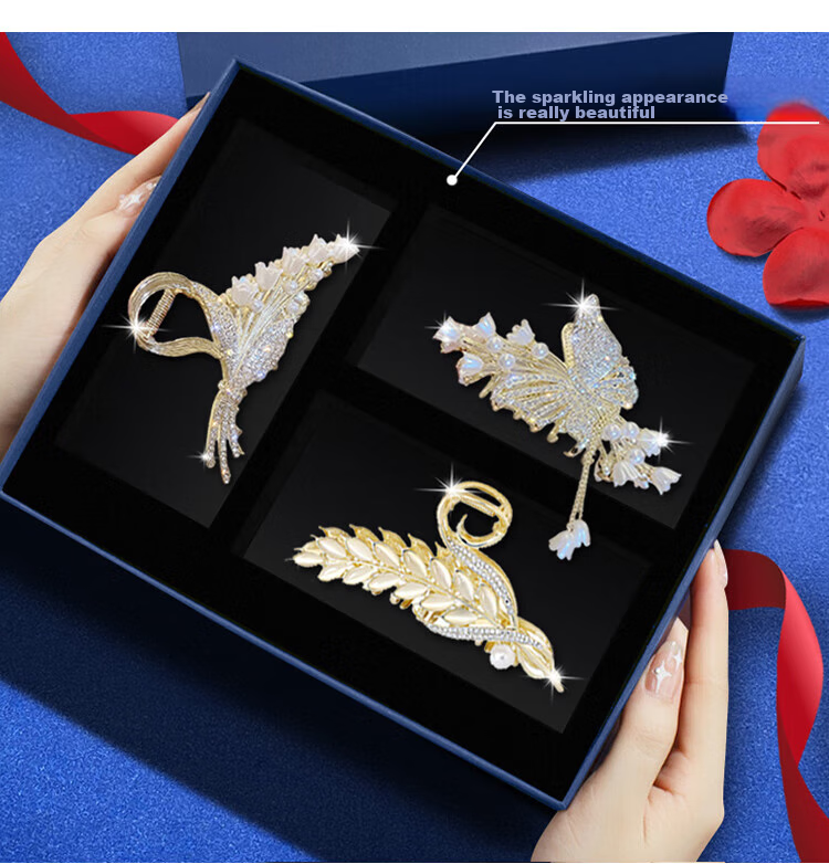 Gunai Hair Clip, Back of Head, 2026 New Style, High-End Shark Clip, Women's Hair Accessory, Hairpin, Hair Ornament, Birthday Gift for Girls 2