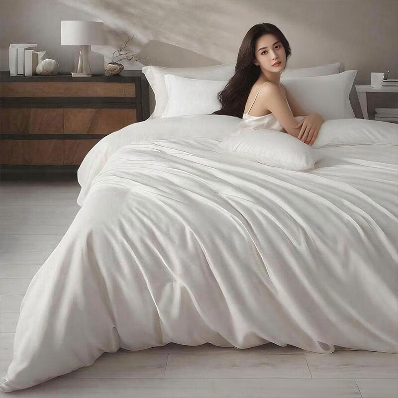 Летнее одеяло Mercury Home Textiles из 100% тусса silk, зимнее, теплое, 220x240 см, примерно 7.5 цзинь.