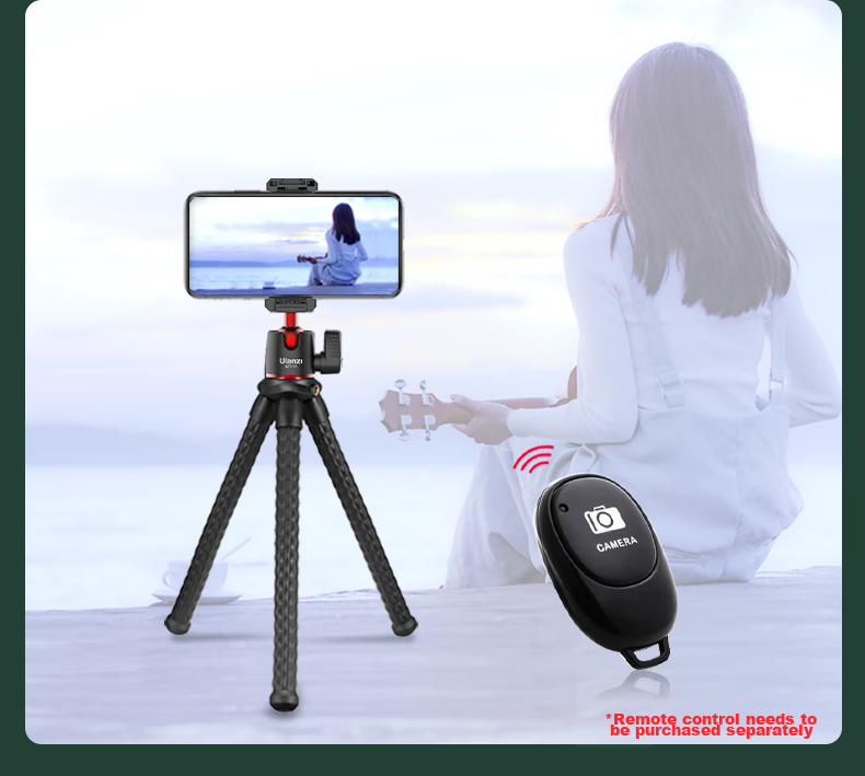 Ulanzi MT-11 Multifunctional Portable Octopus Tripod Selfie Stand for Smartphones, DSLRs, Mirrorless Cameras, Universal Vlog Video Live Streaming Photography And Videography Bracket 12