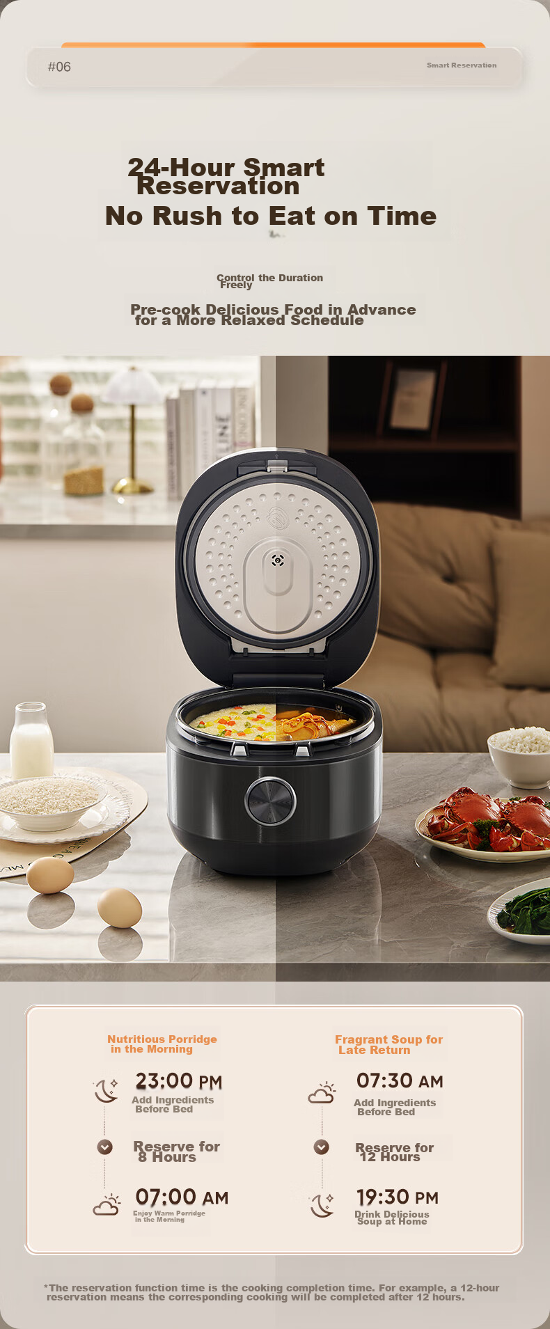 Midea 5L Rice Cooker, IH Heating, Sweet And Fragrant Iron Pot, Ten Functions Menu, Special Key to Easily Turn Off Power, MB-CFB5099H [ZMD Safe Series] 11