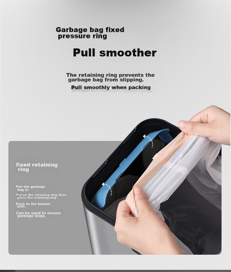 JD Original Stainless Steel Smart Sensor Trash Can 15L with Lid for Bathroom, Kitchen, Living Room And Office 11