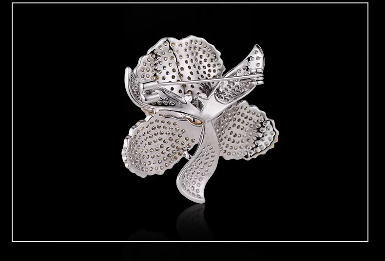 Eternelle French Original Design Camellia Brooch, High-End Luxurious Elegant Corsage, Women's Gift 12