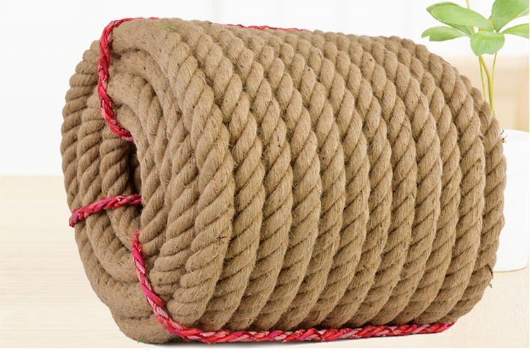 homeglen 麻绳粗绳子手工编织耐磨麻绳线装饰创意麻绳(18mm*50m )