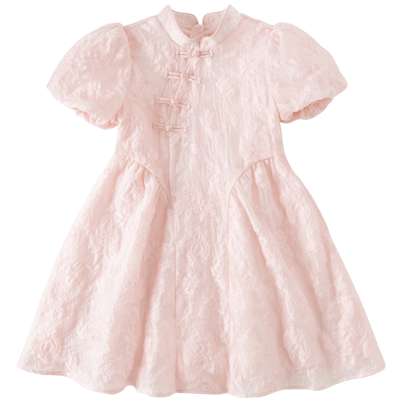 DAVE & BELLA Children's Dress 2023, Girls' Chinese-Style Dress, Hanfu Skirt, Summer Dress for Older Girls, Princess Dress
