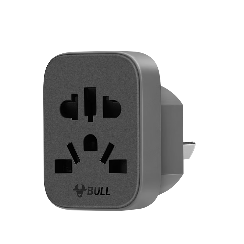 BULL National Standard Conversion Plug/travel Socket, Multifunctional National Standard to Australian/American/British/European Standard /Suitable for Mainland China/Australia/New Zealand GN-L11