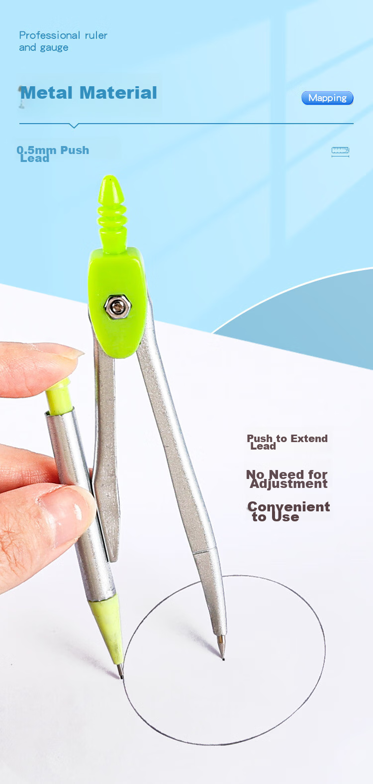 KALRENCAT Stationery Student Exam Drawing Ruler Set: 15cm Straight Ruler + 2 Triangular Rulers + Protractor, 4-Piece Set Recommended for Exams, National Day And Mid-Autumn Festival Gift Package 4