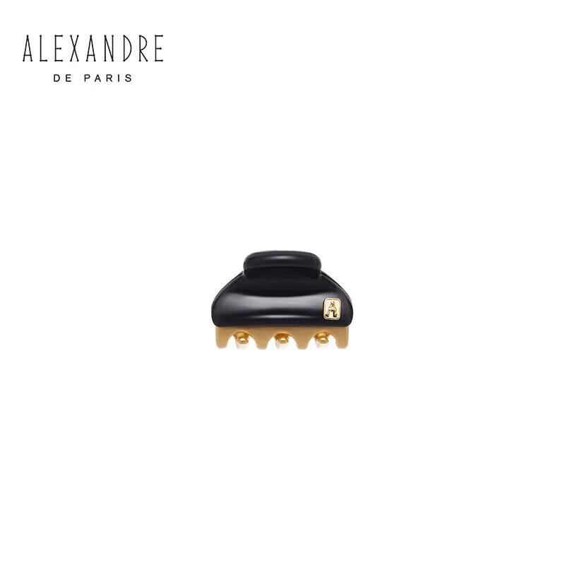 ALEXANDRE DE PARIS Versatile Hair Claw Clip Barrette Hair Accessory Mid-Autumn Festival Gift Mini-N3 without Crystal