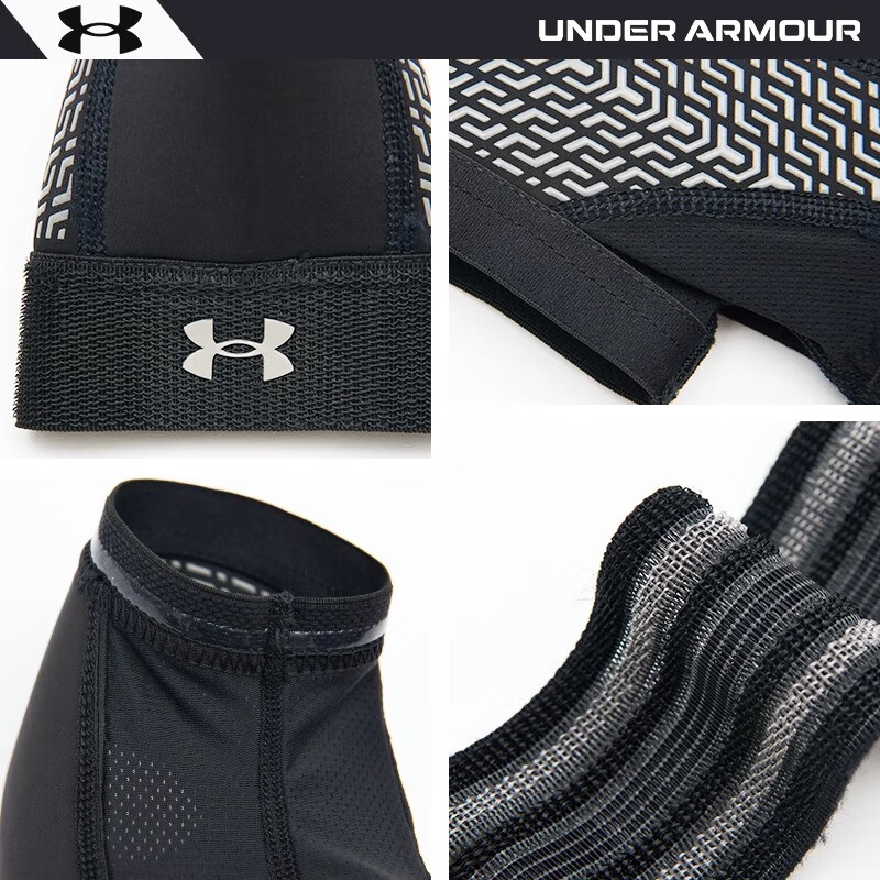 Under Armour Lace-Up Compression Ankle Support for Basketball, Football, Sports, Running, Sprain Prevention And Injury Protection, Black, Size L 7