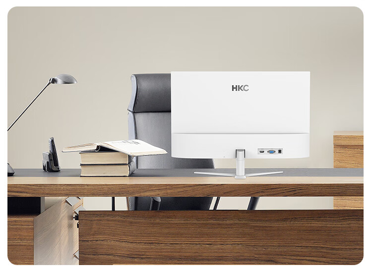 HKC 23.8-Inch 2K 100Hz HDR400 DC Dimming E-Book Mode Low Blue Light Flicker-Free HDMI Rotatable Height-Adjustable Office Computer Monitor L242Q 10