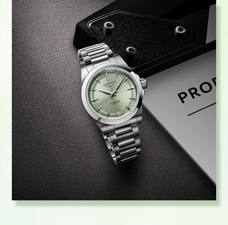 LONGINES Swiss Watch, Conquest Series Dynamic Women's Steel Strap Mechanical Watch, L34304996 3