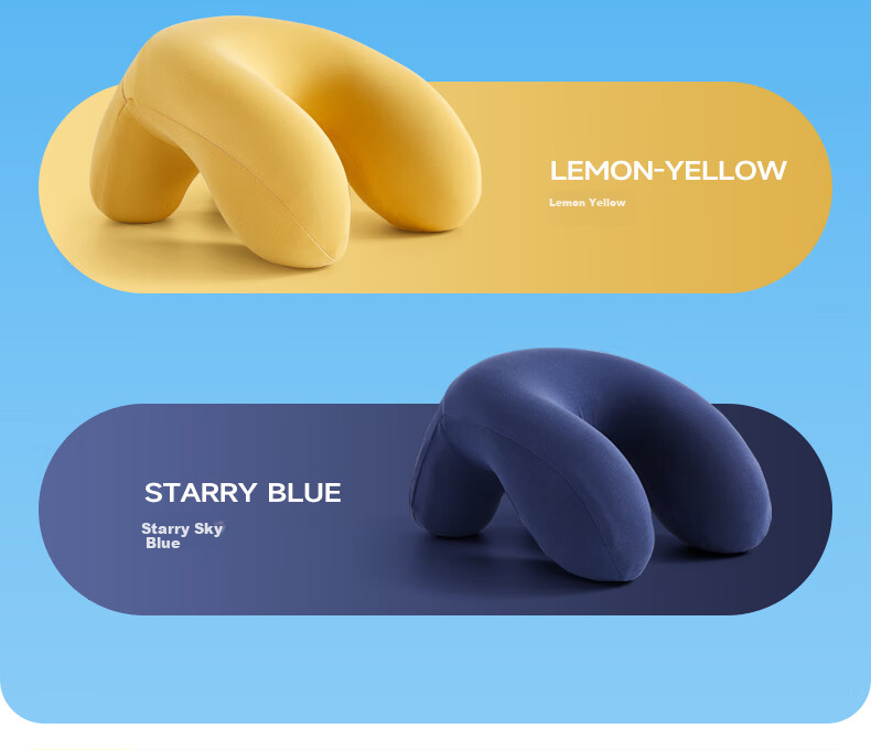 CORY Nap Pillow, Elementary School Student Hugging Pillow, Children's Prone Sleeping Pillow, Portable Nap Pillow for Office Breaks And Rest, Bamboo Charcoal Blue 15