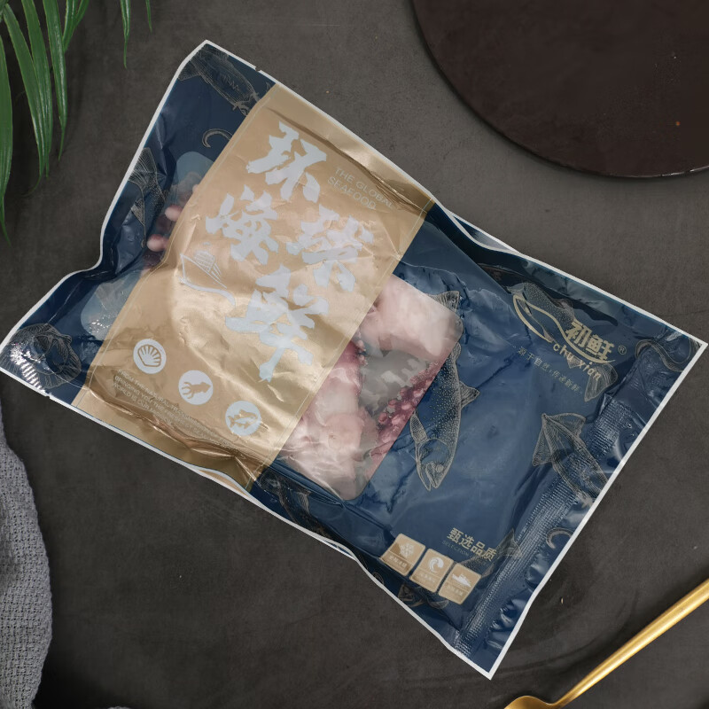 初鲜冷冻鱿鱼须350g 3-5只装大八爪鱼鱿鱼腿 烧烤火锅食材 海鲜水产