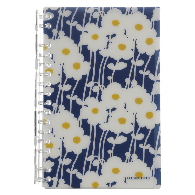 KOKUYO SOUSOU Collaboration B6 Loose-Leaf Notebook Portable Journal with 30 Sheets, Sunward Heating WSG-DT1XA