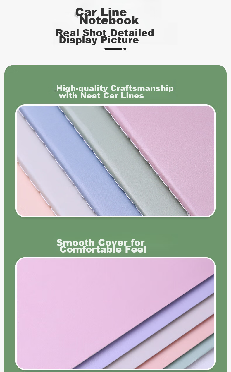 Youxueku A5 Soft Cover Lined Notebook, High-Quality Stitched Notebook for Students And Exam Preparation, Error Correction Book with Text Style, Sweet Design, 4-Pack Set, Mid-Autumn Festival Gift 16