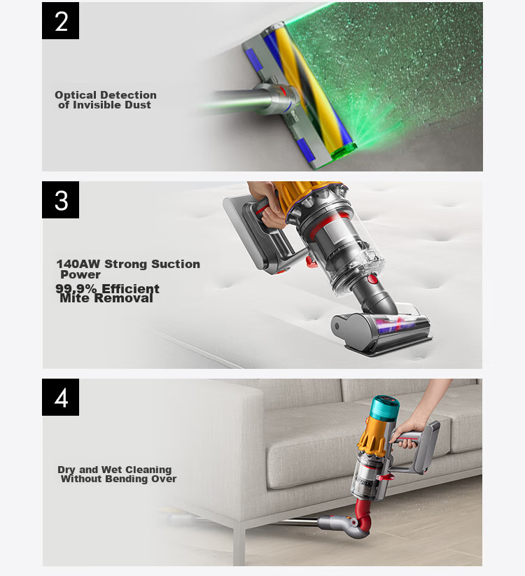DYSON V12n Detect Slim Nautik Absolute Vacuum And Mop Combo, Cordless Handheld High-Suction All-In Cleaner for Pets, Dust Mites, Wet And Dry Cleaning 4