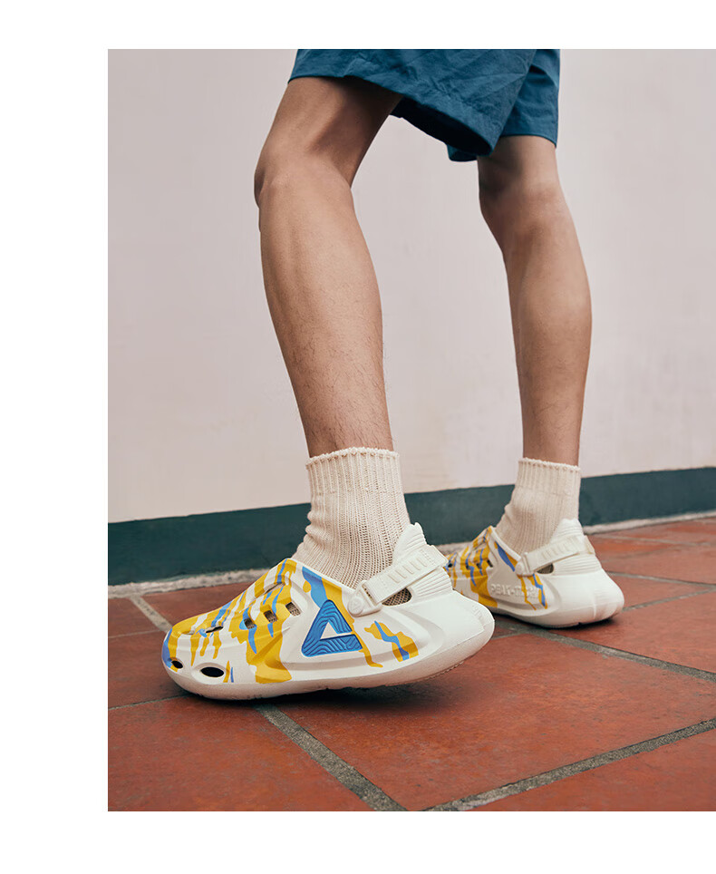 PEAK Guochuang Jicheng Extreme Touring Perforated Shoes [You Mo You Yang], Men's Summer Sandals, Comfortable Height-Increasing Shoes, DL520291 23