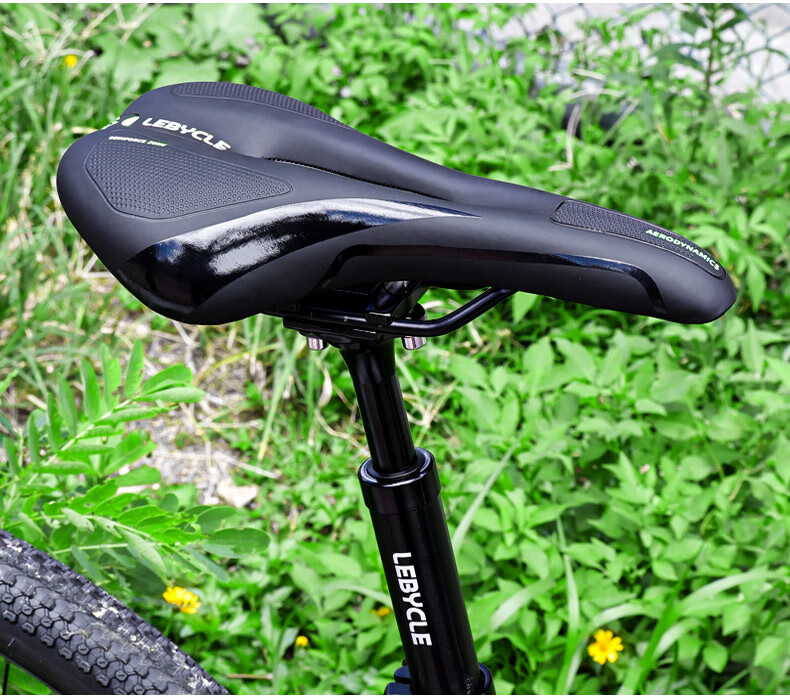 LEBYCLE Mountain Bike Saddle, Road Bike Seat, Exercise Bike Saddle, Comfortable Ultra-Soft Seat Cover, Hollow Breathable PU Waterproof Wear-Resistant Universal Cycling Accessories Equipment Set 8
