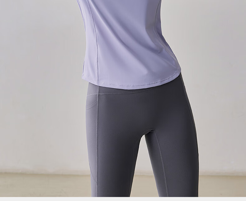 Gigt Yoga Top for Women, Long Sleeve, Breathable, Quick-Drying, Lightweight Running Sports T-Shirt, Fitness Wear 7