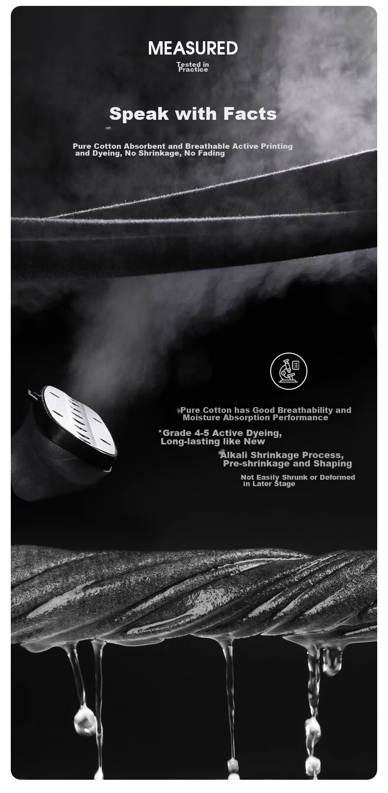 LangSha 2 Pairs of Men's Autumn Long Johns, 100% Pure Cotton Antibacterial Thermal Underwear for Men, Warm Pants, Thin Thermal Underwear Set for Autum 4