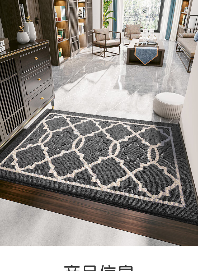 Dajiang Entrance Mat, Doorway Rug, Luxurious High-End Foyer Mat, Indoor Door Mat, Entrance Mat, 90x150cm 11