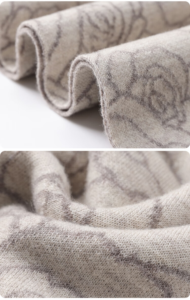 JIUMU Wool Scarf for Women, Autumn And Winter Neck Warmer, Warm Shawl, Gift for Girls Or Mothers, Mid-Autumn Festival Birthday Gift, Gift Box Set 23