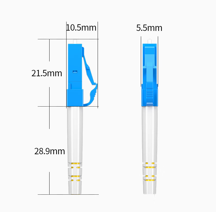AMPCOM Telecom Grade LC-LC Singlemode Fiber Patch Cable 9/125 Single Core LSZH Low Smoke Halogen-Free Flame Retardant Jacket 2.0 Transceiver 10G Pigtail 3m ASM1LC003 5