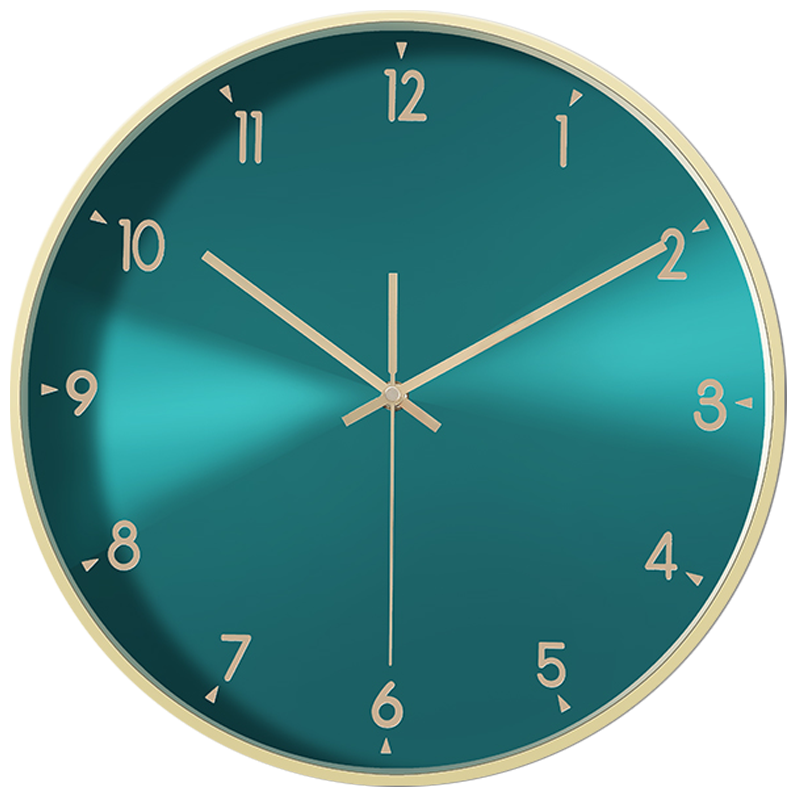POLARIS Wall Clock, Living Room Bedroom Automatic Time Synchronization, Luminous Clock, Office Simple Clock, Perpetual Calendar Quartz Clock, Wall-Mounted Clock, 38cm