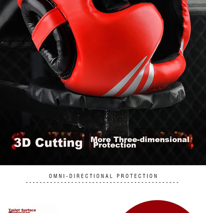 Jingpai Boxing Head Guard Professional Fighting Kickboxing Adult And Children's Boxing Monkey Face Helmet Full Protection Headgear 3
